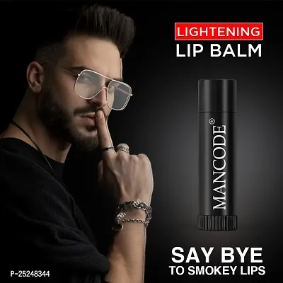 Mancode Lightening Lip Balm for Men Lips |Formulated with Natural Oils | for Smokey, dryness and chapping Lips| help to soothe, moisturize  hydrate lips |4.5 gm Pack of 1-thumb3