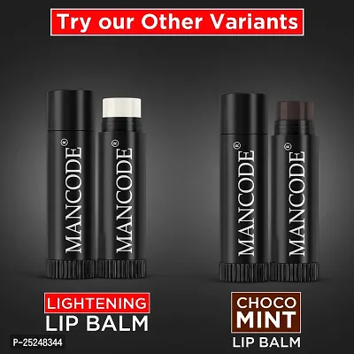 Mancode Lightening Lip Balm for Men Lips |Formulated with Natural Oils | for Smokey, dryness and chapping Lips| help to soothe, moisturize  hydrate lips |4.5 gm Pack of 1-thumb4