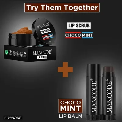 Mancode Choco Mint Lip Balm for Men Lips |Formulated with Vitamin E  Antioxidants | for Smokey, dryness and chapping Lips| help to soothe, moisturize  hydrate lips |4.5 gm Pack of 1-thumb3