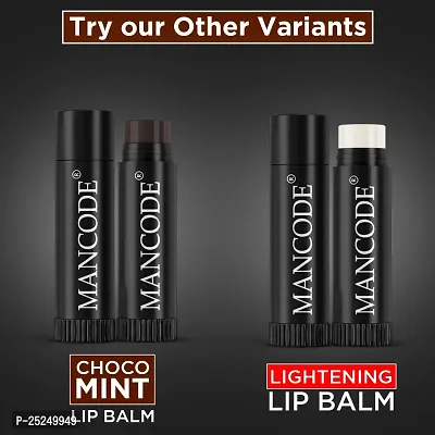 Mancode Choco Mint Lip Balm for Men Lips |Formulated with Vitamin E  Antioxidants | for Smokey, dryness and chapping Lips| help to soothe, moisturize  hydrate lips |4.5 gm Pack of 1-thumb4