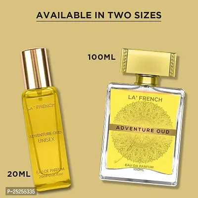 La French Adventure Oud Perfume for men  women, 20ml|Eau De Parfum| Long Lasting Fragrance Premium Luxurious Scent| perfume 20ml Pack of 1-thumb4