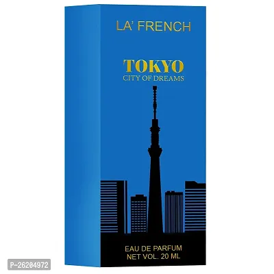 La French Tokyo  City of Dreams Perfume for Men 20ml | Long Lasting Fresh Aqua Fragrance | Eau De Parfum | Pack of 1-thumb3