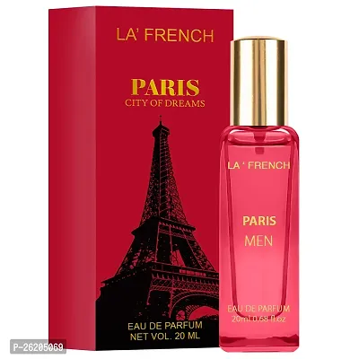 La French Paris Perfume for Men 20ml | Long Lasting Fresh Aqua Fragrance | Eau De Parfum | 20ml Pack of 1
