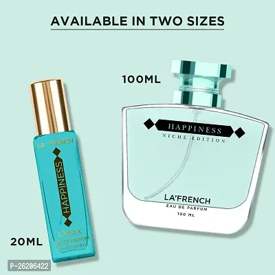 La French Happiness Niche Edition Perfume for men  women 20ml |Eau de Parfum | Unisex Perfume for Men and Women | Long Lasting Luxury Perfume | 20ml Pack of 1-thumb5