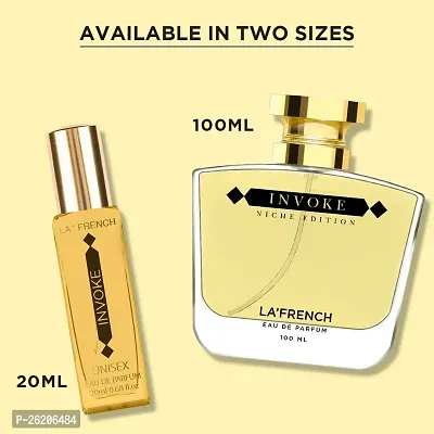 La French Invoke Niche Edition Perfume for men  women 20ml |Eau de Parfum | Unisex Perfume for Men and Women | Long Lasting Luxury Perfume | 20ml Pack of 1-thumb3