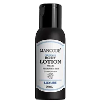 Mancode Men's Grooming Essential Travel Kit- Anti Dandruff Shampoo 30ml, Body Lotion Luxure 30ml, Intimate Wash 30ml, Fitkari After Shaving Cool Gel 25gm  Whitening Cream 25gm ( Combo Set in 5)-thumb3