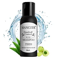Mancode Men's Grooming Essential Travel Kit- Anti Dandruff Shampoo 30ml, Body Lotion Luxure 30ml, Intimate Wash 30ml, Fitkari After Shaving Cool Gel 25gm  Whitening Cream 25gm ( Combo Set in 5)-thumb1