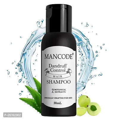 Man code Dandruff Control Shampoo 30ml| for Men Prevent Dandruff Healthier Hair and Scalp Itch Free No Mineral Oil Neem Extract 30ml Hair Shampoo for Men (Pack of 1)