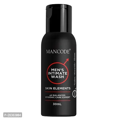 Mancode Intimate Wash For Men - 30ml with Tea Tree Essential Oil Ayurvedic  Natural Personal Intimate Hygiene Prevents Itching Irritation  Dryness Caused By Sweating Ball Wash for Men-thumb0