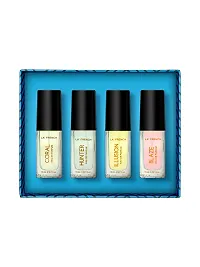 La French Perfume Gift Set 4X15ml each | Coral,Blaze, Illusion  Hunter EDP Fragrance Scent-thumb1