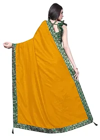 Tereza Women's Woven Silk Saree With Blouse Piece (MAHARAJA_Yellow)-thumb1