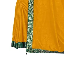 Tereza Women's Woven Silk Saree With Blouse Piece (MAHARAJA_Yellow)-thumb3