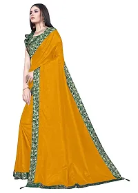 Tereza Women's Woven Silk Saree With Blouse Piece (MAHARAJA_Yellow)-thumb2