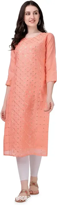 Stylish Fancy Cotton Silk Kurta For Women