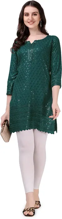 Stylish Fancy Viscose Rayon Kurta For Women-thumb1