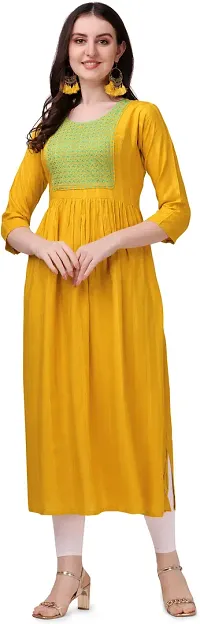 Stylish Fancy Viscose Rayon Kurta For Women