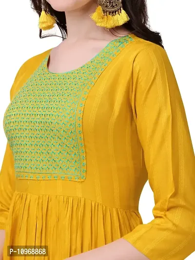 Stylish Fancy Viscose Rayon Kurta For Women-thumb4