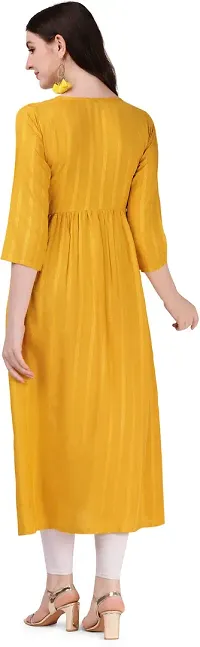 Stylish Fancy Viscose Rayon Kurta For Women-thumb2