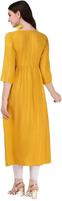 Stylish Fancy Viscose Rayon Kurta For Women-thumb3