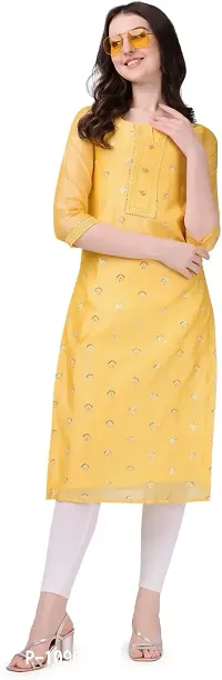 Stylish Fancy Cotton Silk Kurta For Women