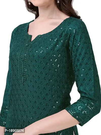 Stylish Fancy Viscose Rayon Kurta For Women-thumb4