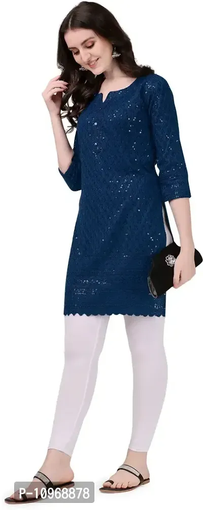 Stylish Fancy Viscose Rayon Kurta For Women-thumb2