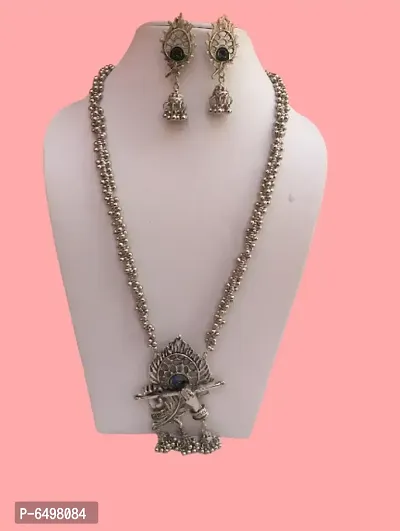 Trendy and stylish KRISHNA Devotional Necklace for girls and women-thumb0