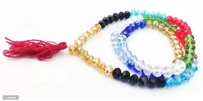 Gemstone Crystal Clear Quartz Necklace For Japa/Yoga/Reiki/Healing/Wearing Man  Women Pearl Crystal Chain Gold-plated Plated Crystal Chain