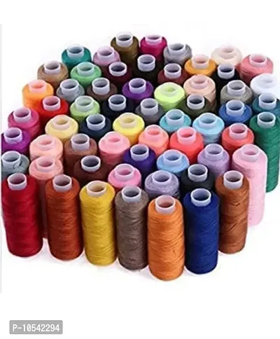Threads 100%Spun Polyester Sewing Thread 100 Tubes 150 Meters  10 piece Bobbin (Pack of100 Thread  10piece Bobbin).-thumb3