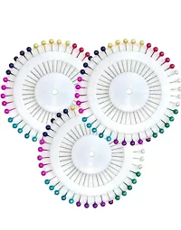 Colorful Ball Pins for Stole, Abaya, Hijab Pins   Scarf Brooch (Multicolor) Brooch Brooch  (Multicolor) 240pes-thumb1