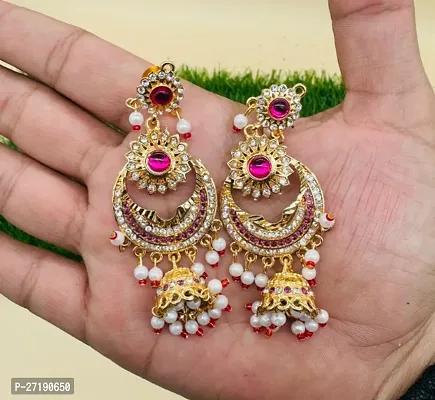 New Traditional Earing Party Wear Jhumka Jhumki For Girls And Woman / rajsthani earing / rajputi earing / partywear earings-thumb0