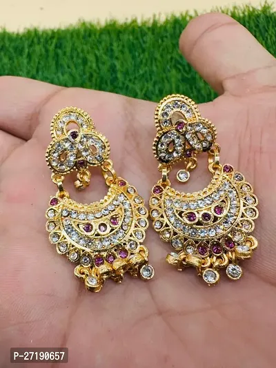 New Traditional Earing Party Wear Jhumka Jhumki For Girls And Woman / rajsthani earing / rajputi earing / partywear earings-thumb0