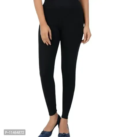 Classic Cotton Solid Leggings for Women-thumb0