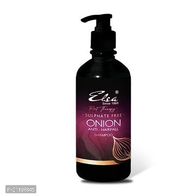 Elsa Sulphate free Anti Hair Fall Shampoo ONION Shampoo with real Onion Ferment 500ml X 2pcs