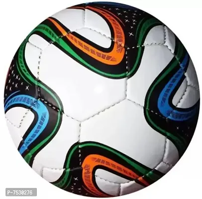 VYOM BRAZUCA MULTICOLOUR HAND STICHED FOOTBALL (SIZE - 5)-thumb0