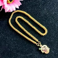 Traditional Designed Micro Plated Designed Chain for Women and Girls-thumb1