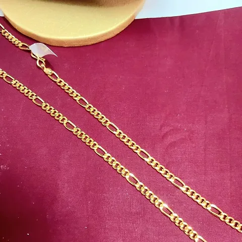 Shasvatha Premium Quality Micro  Plated Gold Finish Chain