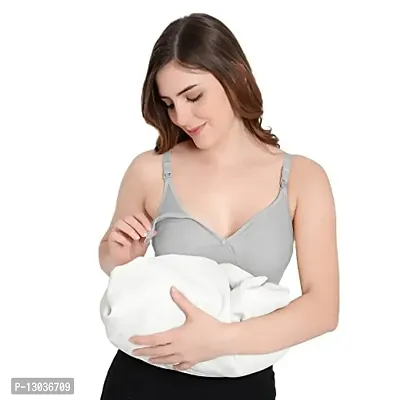 Buy Fashiol Seamless Nursing Bras for Women Comfort Breastfeeding Wirefree  Support Soft Maternity Bralette with Padded- L- (32 Till 34) XL (36 Till  38) XXL (40 Till 42) Multicolor Color (Pack of