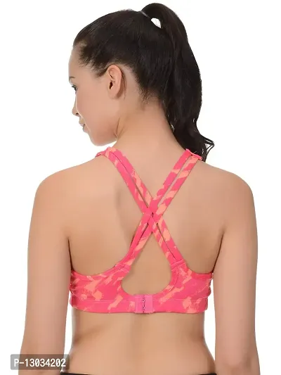 Buy Fashiol Sports Bra Designer Cross Straps Bralette for Workout Aerobic  Gym Yoga Dancing Sports Cotton Bra, for Women and Girl (Free Size) Fit Form  34 Till 38 Pink Online In India