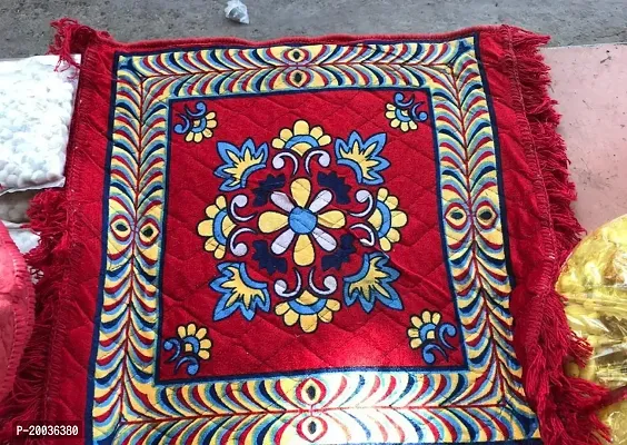 LARGE VALVET POOJA MAT