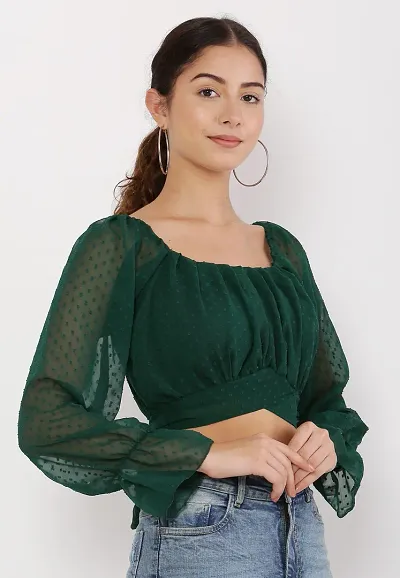 Elegant Georgette Top For Women