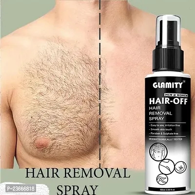Hair Removal Spray For Men 100Ml |Chest, Back, Leg, Under Arm |Post Hair Removal-thumb0