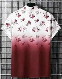 Reliable Multicoloured Cotton Printed Short Sleeves Casual Shirt For Men-thumb2