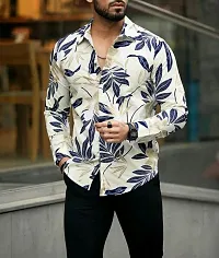 Reliable Multicoloured Cotton Printed Long Sleeves Casual Shirt For Men-thumb2
