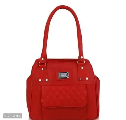 Stylish Maroon PU Handbag For Women