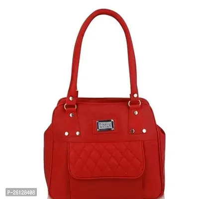 Stylish Maroon PU Handbag For Women-thumb0