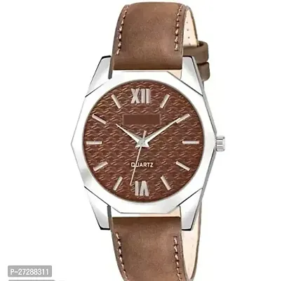 Stylish Brown Leatherette Analog Watches For Women