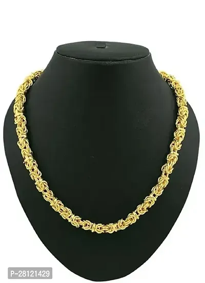 Alluring Golden Brass Chain For Men-thumb0