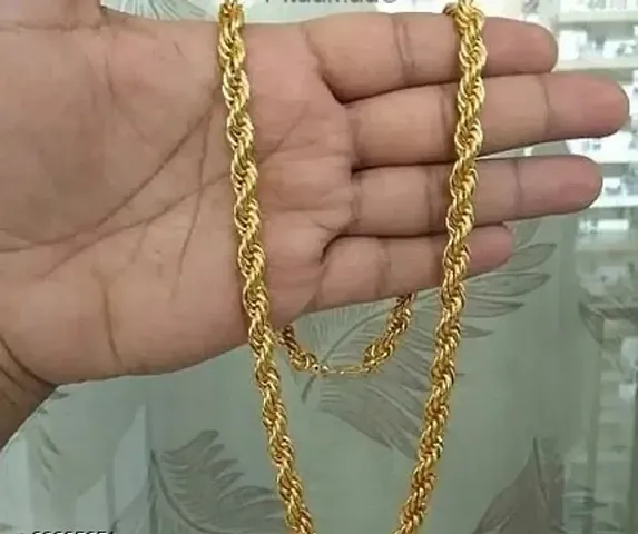 Alluring Brass Agate Chain For Men