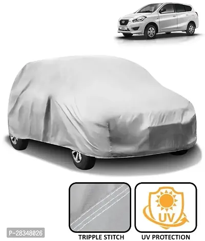 Classic Silver Car Body Cover For Datsun Go+